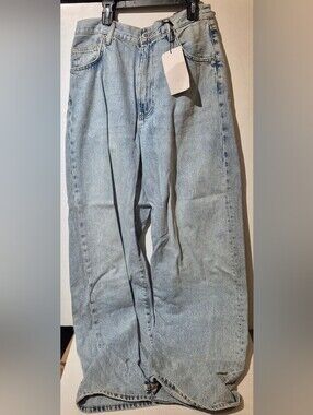 Zara ZW Baggy Cuffed Jeans